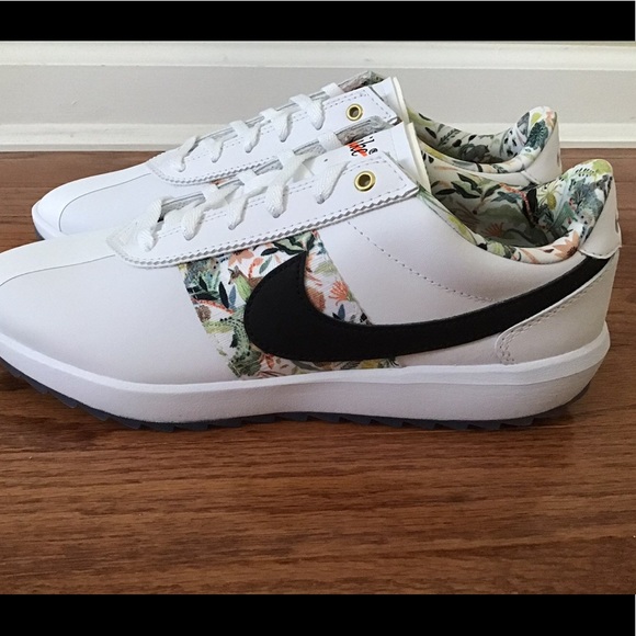 Nike Shoes - Nike Cortez golf floral all white BRAND NEW